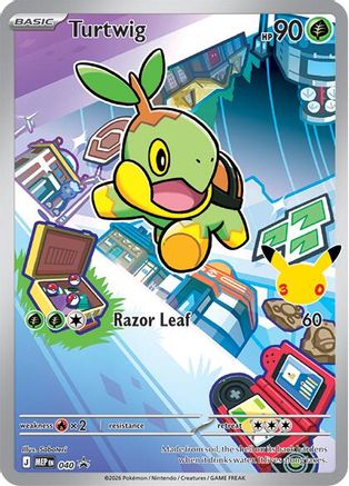 Turtwig (040) - MMEP  - Promo - Holofoil