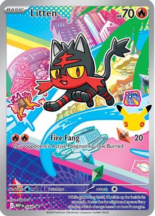 Litten (044) - MMEP  - Promo - Holofoil