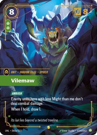Vilemaw (Alternate Art) (060a/219) - UNL - Showcase - Foil