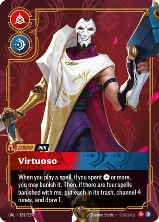 Jhin - Virtuoso (181/219) - UNL - Rare - Foil