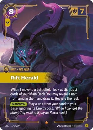 Rift Herald (179/219) - UNL - Epic - Foil