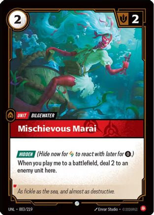 Mischevious Marai (003/219) - UNL - Common - Foil
