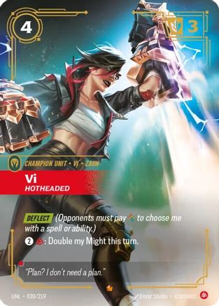 Vi - Hotheaded (030/219) - UNL - Epic - Foil