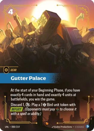 Gutter Palace (088/219) - UNL - Epic - Foil