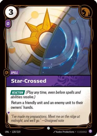 Star-Crossed (128/219) - UNL - Common