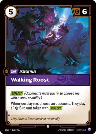 Walking Roost (130/219) - UNL - Common - Foil