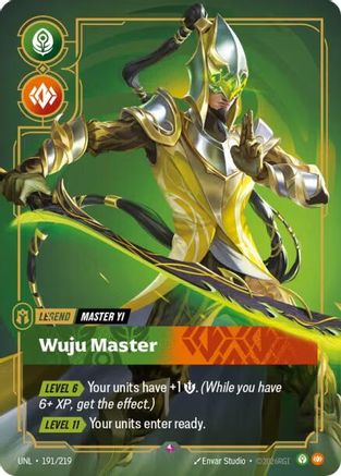 Master Yi - Wuju Master (191/219) - UNL - Rare - Foil