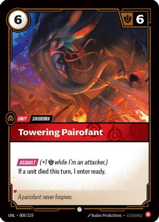Towering Pairofant (008/219) - UNL - Common