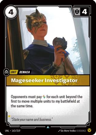 Mageseeker Investigator (163/219) - UNL - Uncommon