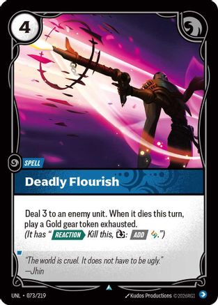 Deadly Flourish (073/219) - UNL - Uncommon