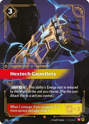 Hextech Gauntlets (188/219) - UNL - Epic - Foil
