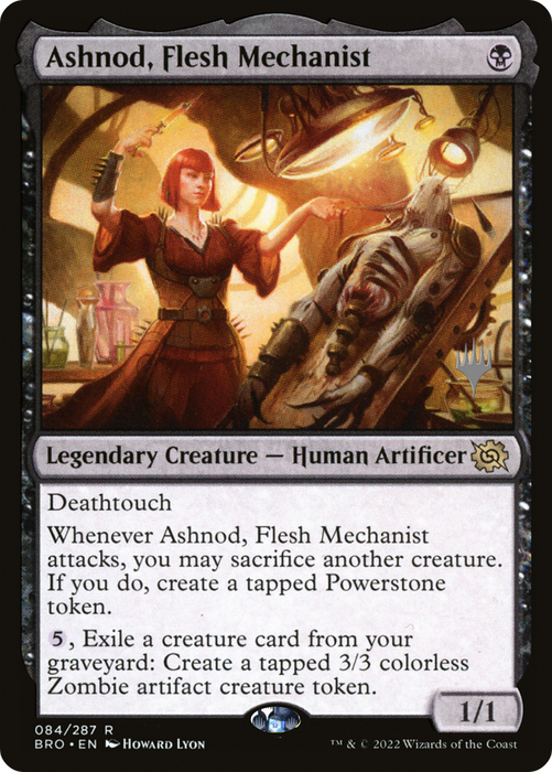 Ashnod, Flesh Mechanist (PPBRO-84P) - rare - Foil