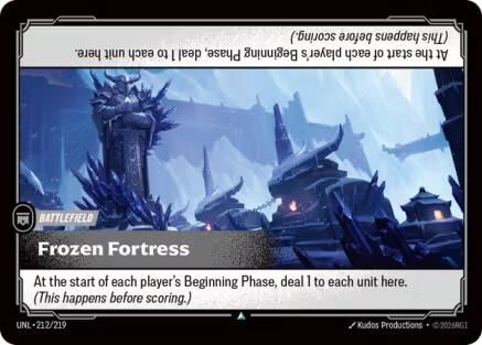 Frozen Fortress (212/219) - UNL - Uncommon - Foil