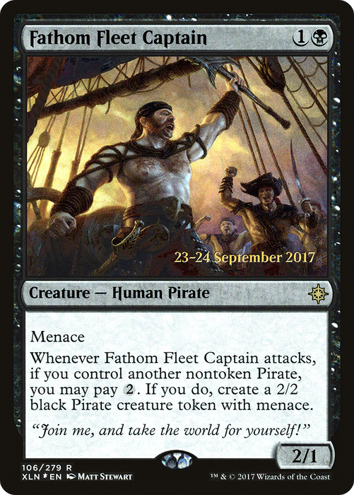 Fathom Fleet Captain (PRE-106S) - rare - Foil