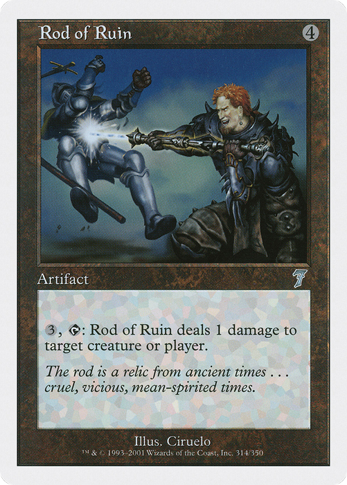 Rod of Ruin (7ED-314) - uncommon