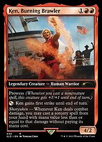 Aisha of Sparks and Smoke (SLD-430) - rare / Ken, Burning Brawler