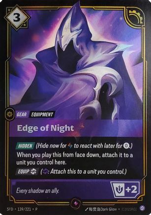 Edge of Night (Top 8) (139/221) - OPP - Promo - Foil