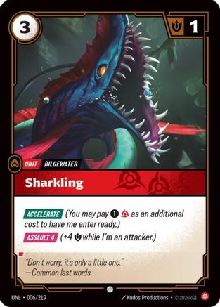 Sharkling (006/219) - UNL - Common
