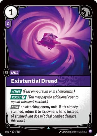 Existential Dread (134/219) - UNL - Uncommon - Foil