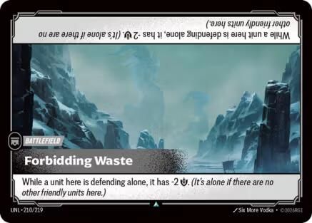 Forbidding Waste (210/219) - UNL - Uncommon