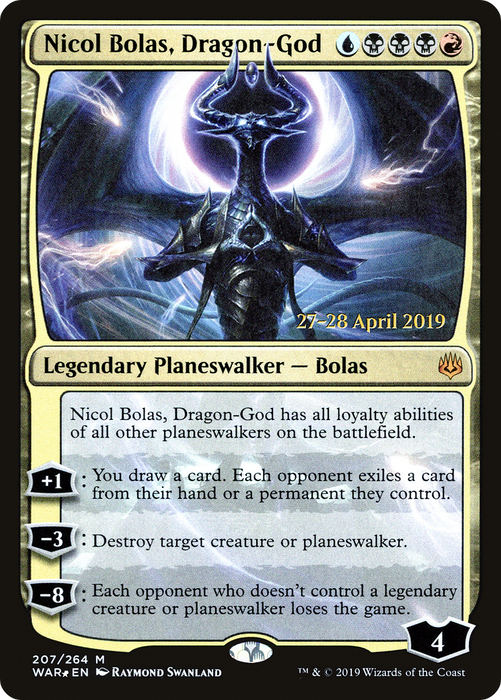 Nicol Bolas, Dragon-God (PRE-207S) - mythic - Foil