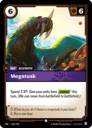 Megatusk (126/219) - UNL - Common - Foil
