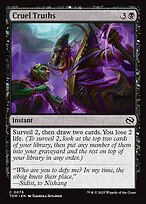 Cruel Truths (TDM-076) - common - Foil