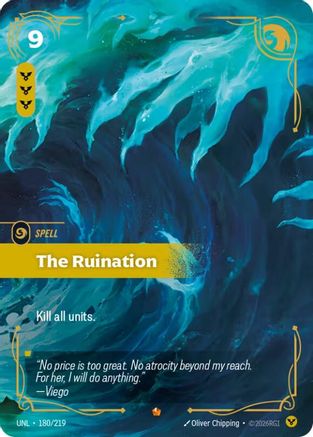 The Ruination (180/219) - UNL - Epic - Foil