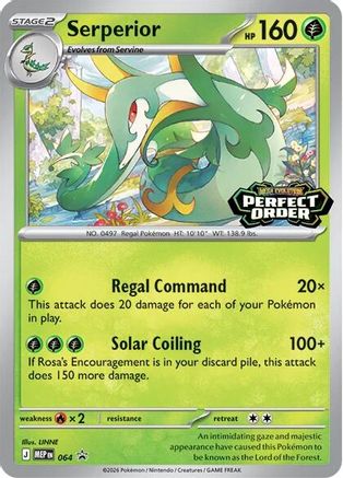 Serperior (064) - MMEP  - Promo - Holofoil