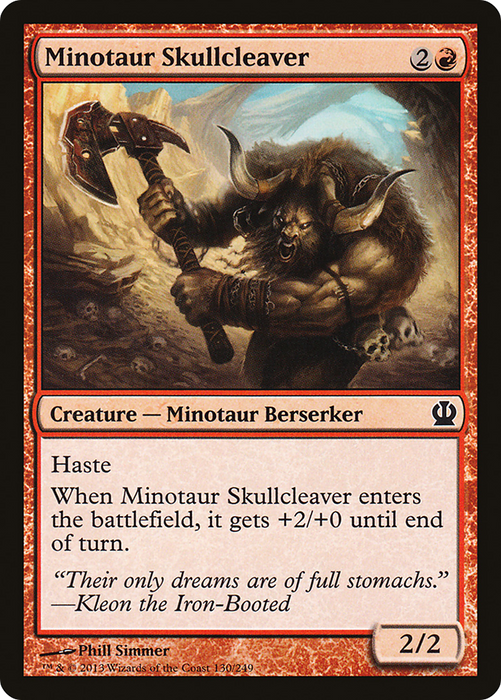 Minotaur Skullcleaver (THS-130) - common - Foil