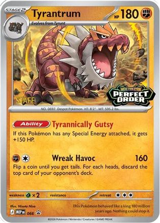 Tyrantrum (066) - MMEP  - Promo - Holofoil