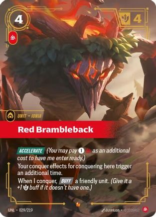 Red Brambleback (029/219) - UNL - Epic - Foil