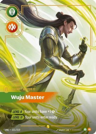Master Yi - Wuju Master (Overnumbered) (231/219) - UNL - Showcase - Foil