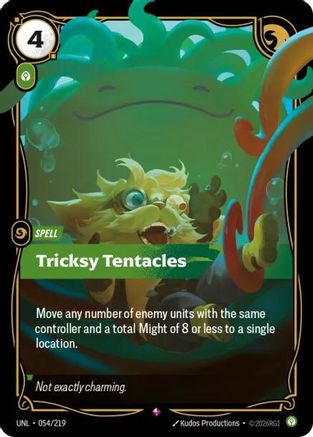 Tricksy Tentacles (054/219) - UNL - Rare - Foil