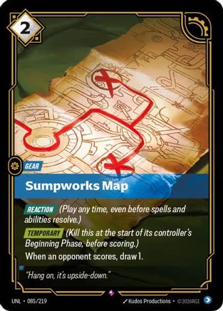 Sumpworks Map (085/219) - UNL - Rare - Foil