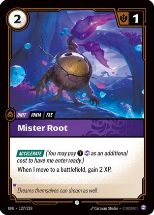 Mister Root (127/219) - UNL - Common - Foil