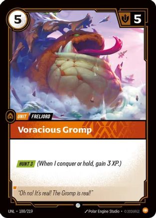 Voracious Gromp (100/219) - UNL - Common