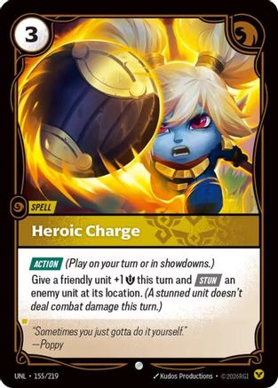 Heroic Charge (155/219) - UNL - Common