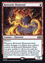 Rotisserie Elemental (PRE-148S) - rare - Foil
