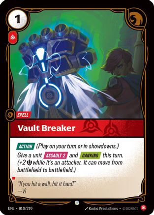 Vault Breaker (010/219) - UNL - Common