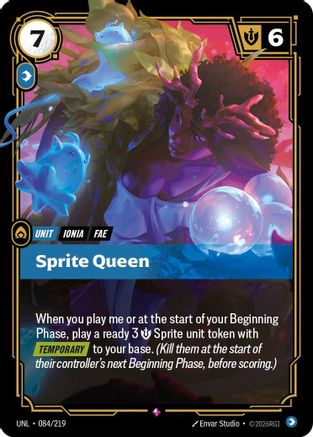 Sprite Queen (084/219) - UNL - Rare - Foil