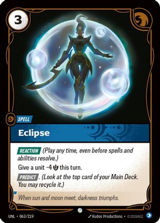 Eclipse (063/219) - UNL - Common - Foil