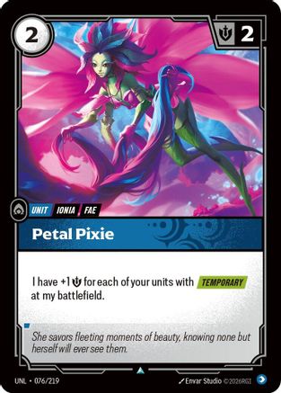 Petal Pixie (076/219) - UNL - Common