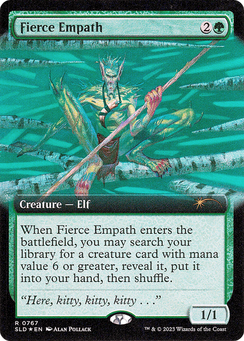 Fierce Empath (SLD-767) - rare: (Extended Art) - Foil