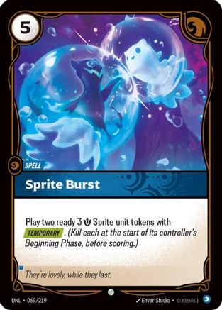 Sprite Burst (069/219) - UNL - Common - Foil
