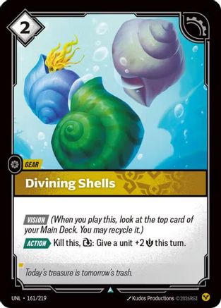 Divining Shells (161/219) - UNL - Uncommon