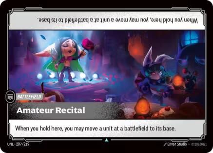 Amateur Recital (207/219) - UNL - Uncommon