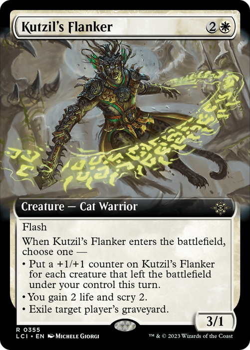 Kutzil's Flanker (LCI-355) - rare: (Extended Art)