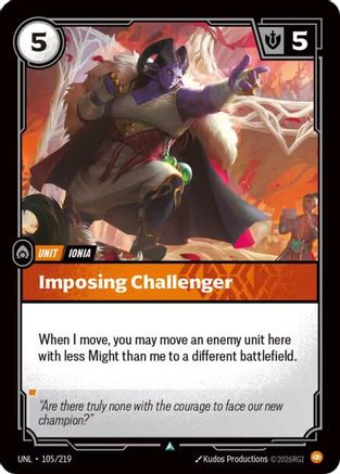 Imposing Challenger (105/219) - UNL - Uncommon