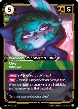 Vex - Mocking (055/219) - UNL - Rare - Foil